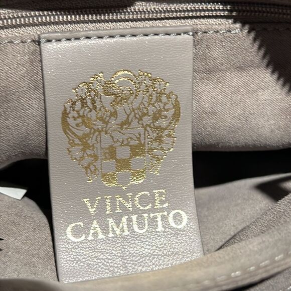 Vince Camuto Adyna Large Crossbody Purse Woven Leather Cerulean Blue B91 - Picture 12 of 12